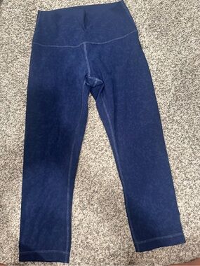 lululemon athletica Navy High-Waist Capri Leggings